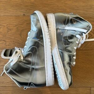 Nike Clot x Dunk High Silver Metallic size 10 women 8.5 Men